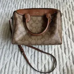 【値下げ中】コーチ ショルダーバッグ ブラウン