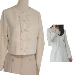 スプリングツイード SETUP ジャケット新品未使用　naturalbeauty