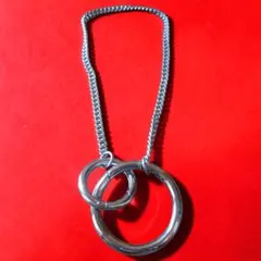 美品 BVLGARI ビーゼロワン ネックレス シルバー 喜平 ブルガリ 124 