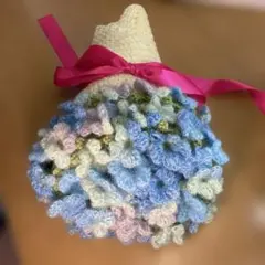 円形ブランケット(ネモフィラ2)