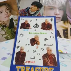 TREASURE　アサヒ　ステッカー　ポストカード　4点セット