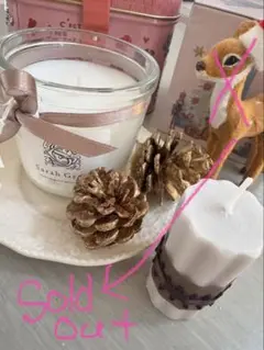 全て未使用︎︎︎︎❤︎香り付きキャンドル︎︎︎︎❤︎クリスマスデコレーション合計7点