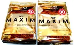 AGFインスタントコーヒー マキシム ６０g × ２袋セット