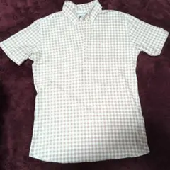 LACOSTE スリムフィット チェック柄 半袖シャツ US XS