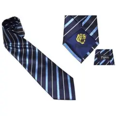 数量限定商品 残り僅か 阪神タイガースネクタイ ブルーストライプ136