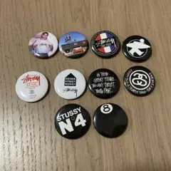 Stussyバッジ 10個セット