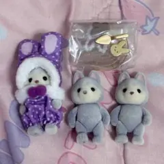 シルバニア ハスキーの赤ちゃん ガチャ まとめ売り