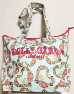 【ANNA SUI】たっぷり入る！チャック付きトートバッグ（内側ビニール仕様）