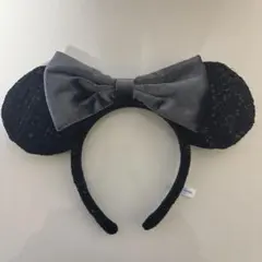東京ディズニーリゾート ミッキー耳カチューシャ 黒・グレー