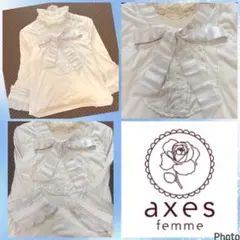 アクシーズファム★ビックリボン★プリーツフリル★人気商品★プルオーバー★