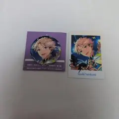 あんスタ　鳴上嵐　缶バッジ　ぱしゃっつ　10周年　展示会