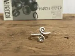 鈴蘭様専用ページ 新品・未使用〖タイ購入〗 カレンシルバー リング 指輪 B