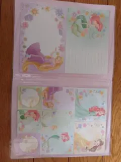 新品未使用　ディズニー付箋　ディズニープリンセス付箋セット