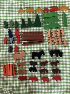 ドイツ【デュシマ社】 動物積み木 ミニ積み木 知育玩具 - メルカリ