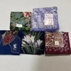 和柄ハンカチ　５枚セット