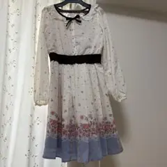 ロディスポット コスモス柄ワンピース