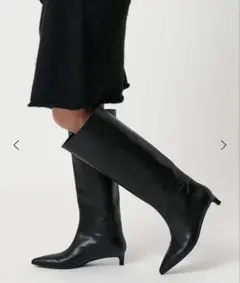 ユナイテッドアローズ ロングブーツ ポインテッドトゥ 24.0cm