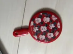 ミッキーマウス ハンドミラー 赤