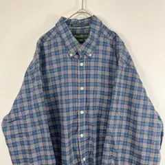 USA古着 エディーバウアー Eddie Bauer 長袖 シャツ アウトドア