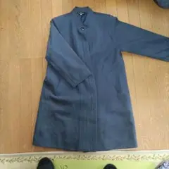 ネイビー ロングコート Mサイズ　安心の日本製