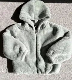 プティマイン　エコファーブルゾン　 120 ミントグリーン