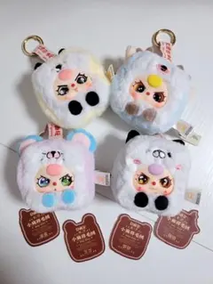 【シークレット4点セット】babythree 麻雀 シクコンプリート 鹿猫熊鼠