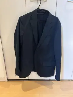 美品‼️UNIQLO 感動ジャケット　春夏　ストレッチ　ライト　ネイビー　紺　M