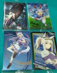 ウマ娘 シンデレラグレイ ウエハース タマモクロス オグリキャップ 4枚セット