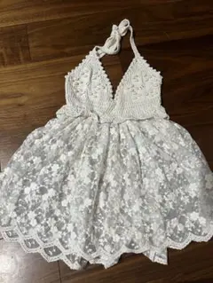 ZARA ホワイト レース キャミソール