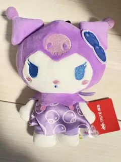 サンリオキャラクターズ フルーツポンチ柄 がま口ポーチ クロミ