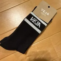 VEJA ICONIC SOCKS COTTON ソックス ブラック ホワイト