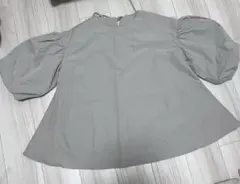 coca コカ　トップス　ブラウス　シャツ　カットソー　M フレア　Aライン