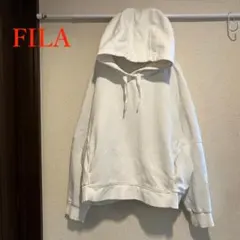 T4614★美品★フィラ*FILA*プルオーバー*パーカー*フーディー*メンズL