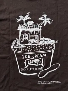 新品 ciatre シアター アイスクリーム Tシャツ ブラウン 茶色