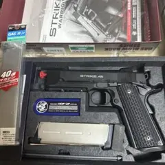 STRIKE 45 エアガン ブラック グレー ストライクウォーリア - ガスブローバック | 東京マルイ
