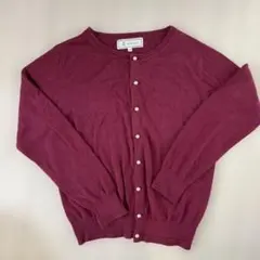 ROPÉ PICNIC ワインレッド カーディガン 38