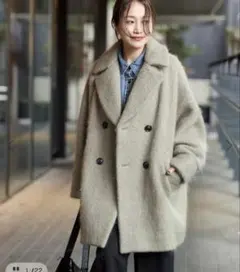 TICCA ベージュ ダブルブレストコート TICCA(ティッカ)｜プレミアムテントコート/ベージュ の通販