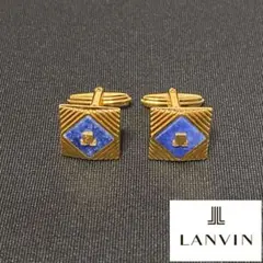 【美品】 LANVIN カフスボタン ラピスラズリ？のサムネイル