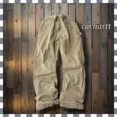 Carharttカーハート ルーズフィットキャンバスペインターワークパンツW34