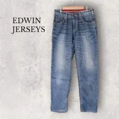 EDWIN JERSEYS エドウィン ジャージーズ テーパード デニム ブルー