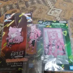 ホロライブ博衣こより ラバーチャーム & ファイルタブ&アクスタ セット