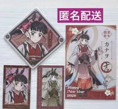 鬼滅の刃 干支 午年 箔押し フォトカード コースター　ポスカ　栗花落カナヲ