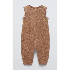 【zara baby kids 】花柄 プリント地 オールインワン