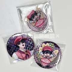 にじさんじ オリエンス 佐伯イッテツ マリオンクレープ 缶バッジ ミニアクスタ