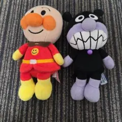 アンパンマン バイキンマン ぬいぐるみセット