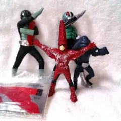 食玩ザ・仮面ライダー&HG怪人フィギュア4体セット