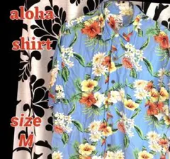 JUNGLE STORM アロハシャツ ハイビスカス　マルチカラー　ハワイ　夏