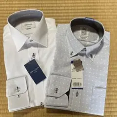 ORIHICA & BRICK HOUSE 長袖シャツ 2点セット