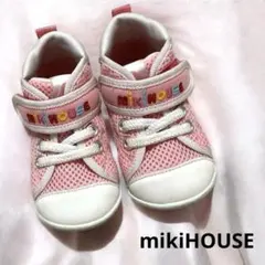 ミキハウス mikiHOUSE ベビーシューズ 12.5 ピンク