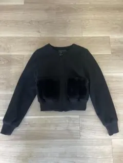 BLENHEIM ブラック クロップドジャケット